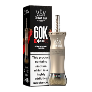 AL FAKHER CROWN BAR 60K E-HOSE DISPO 6MG STRAWBERRY PUNCH