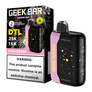 GEEK BAR HOOKAH X 25K 6MG PINK BERRY
