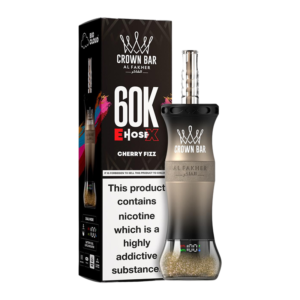 AL FAKHER CROWN BAR 60K E-HOSE DISPO 6MG CHERRY FIZZ
