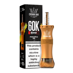 AL FAKHER CROWN BAR 60K E-HOSE DISPO 6MG PINEAPPLE ICE