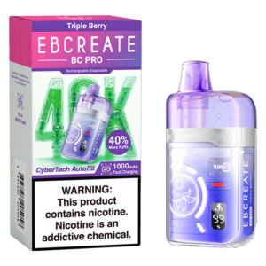 EBCREATE BC PRO DISPO 40K 5CT TRIPLE BERRY