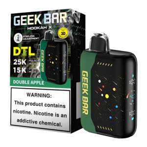 GEEK BAR HOOKAH X 25K 6MG DOUBLE APPLE