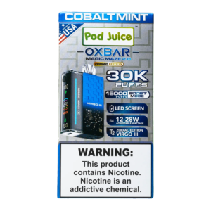 POD JUICE OXBAR MAGIC MAZE 2.0 DISPOSABLE 30K 5CT COBALT MINT