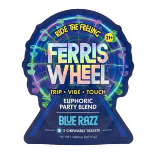 FERRIS WHEEL-EUPHORIC PARTY BLEND-BLUE RAZZ 2CT/20PK