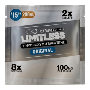 LIMITLESS 7-HYDROXY 200MG 40CT $15.99