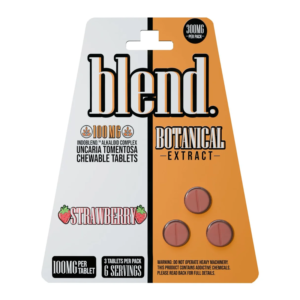 INDOBLEND -100MG TAB 3CT. 5PACK/ STRAWBERRY