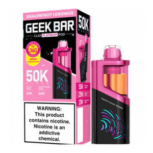 GEEK BAR CLIO PLATINUM POD 50K DRAGONFRUIT LEMONADE