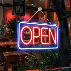 OPEN SIGN BIG (16.5 X 9 CM)