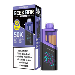 GEEK BAR CLIO PLATINUM POD 50K CODE RED