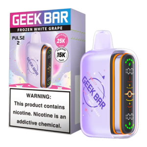 GEEK BAR PULSE 2 25K FROZEN WHITE GRAPE