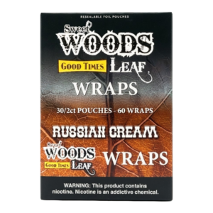 SWEET WOODS LEAF WRAP DARK RUSSIAN CREAM 30/2CT